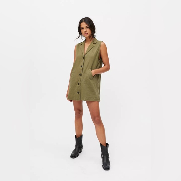 Urban Outfitters Dresses & Skirts - Urban Outfitters, Army Green, Shirt dress size XS